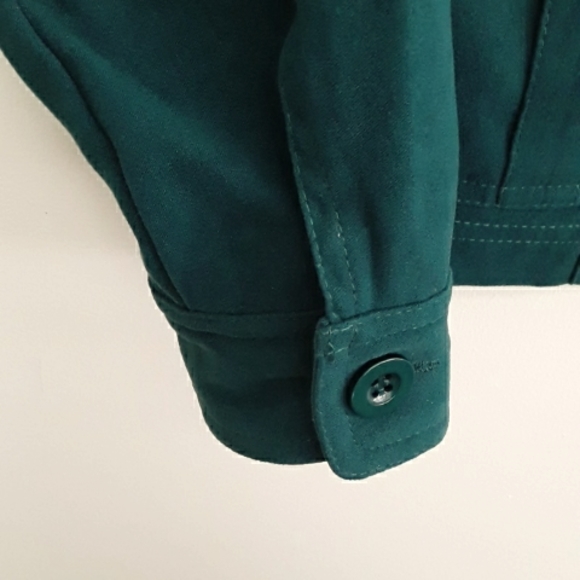 Appleseed button down jacket in hunter green - Picture 5 of 5